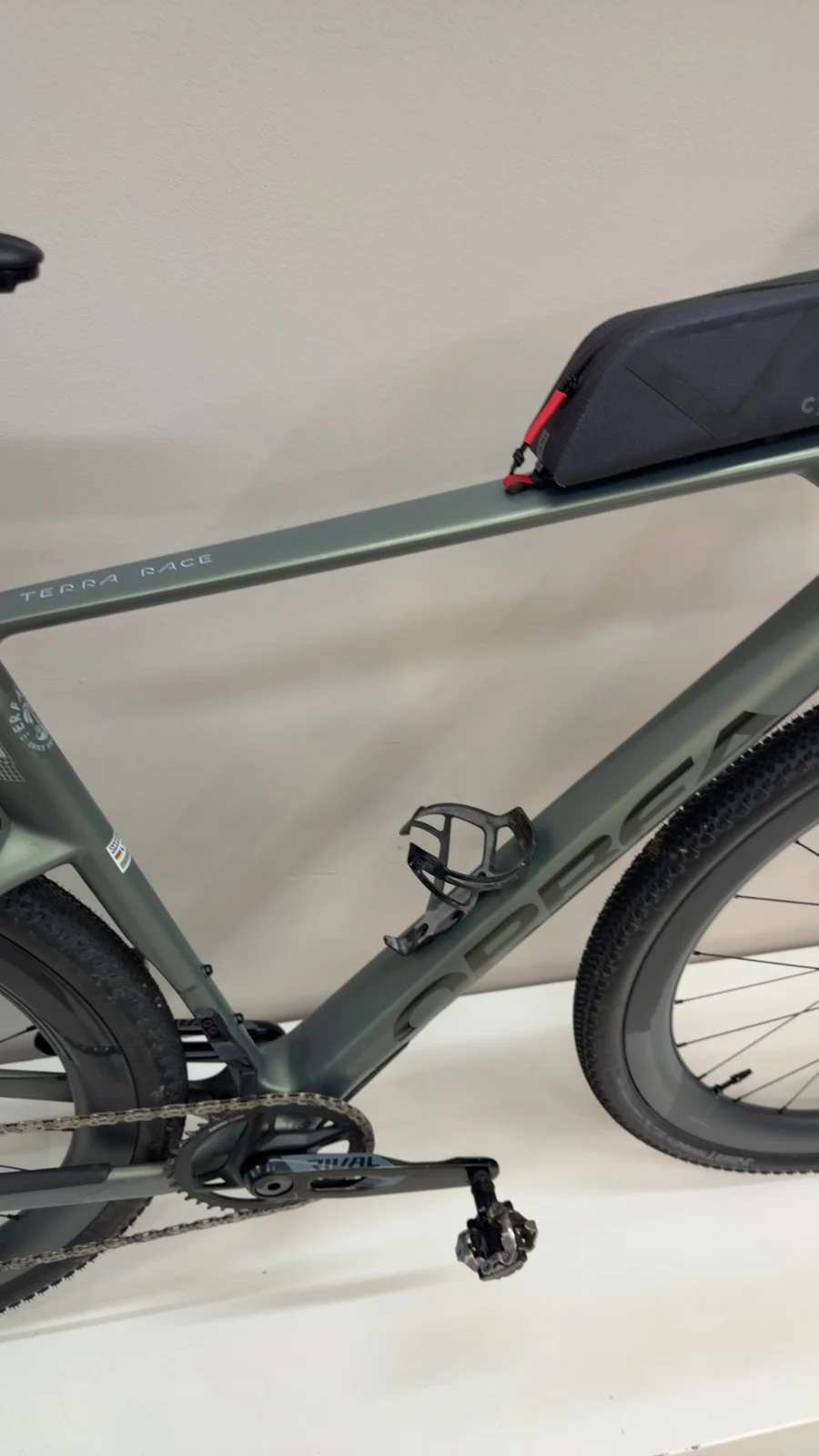 Orbea TERRA RACE M31eLTD 1X — Testrad Detailaufnahme