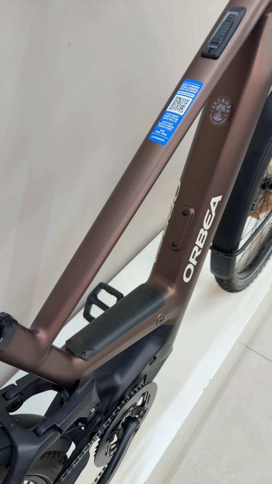 Orbea MUGA 30 — Testrad Detailaufnahme