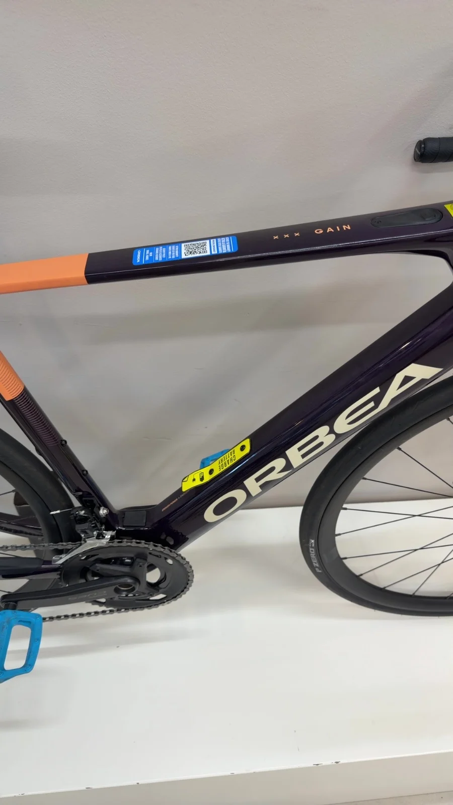 Orbea GAIN M40 — Testrad Detailaufnahme