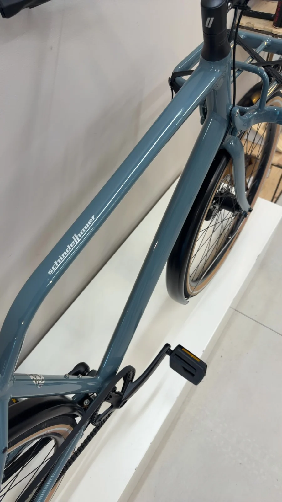 Schindelhauer Gustav VIII — Testrad Detailaufnahme