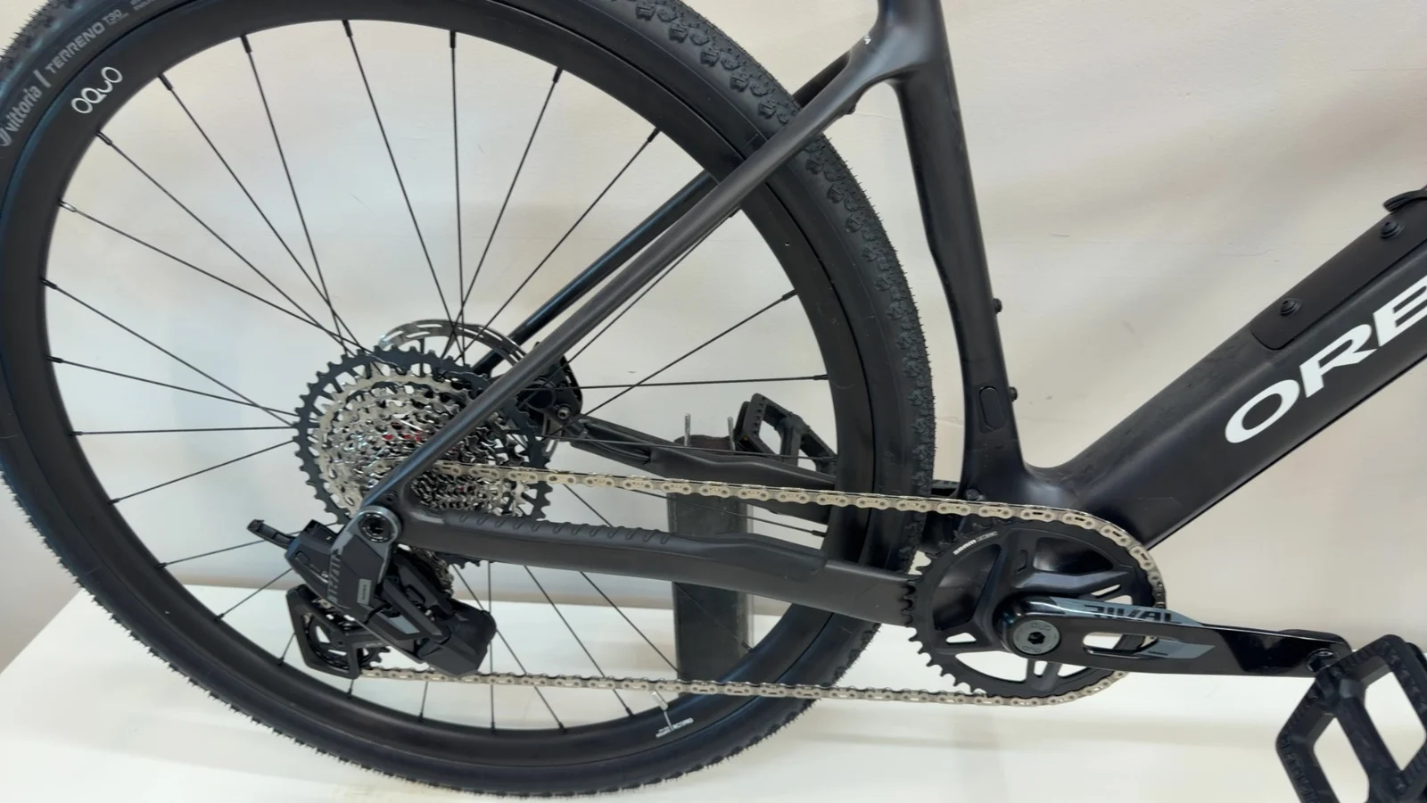 Orbea TERRA M31eTEAM 1X — Testrad Detailaufnahme