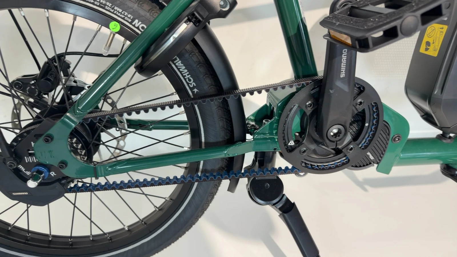 Muli Motor St Pro — Testrad Detailaufnahme